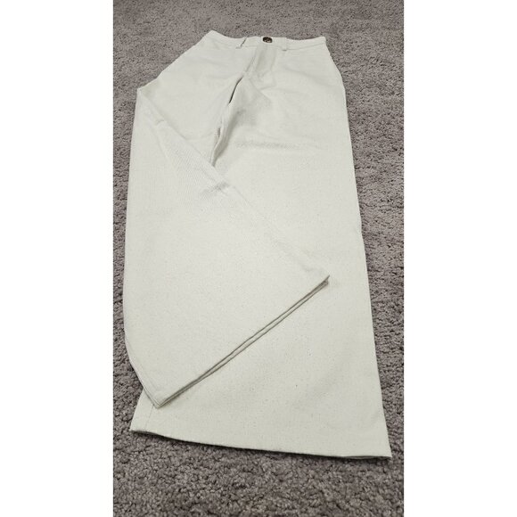 NWT Laude the Label Bone High Rise Camp Pant Jeans 0 - Picture 6 of 9